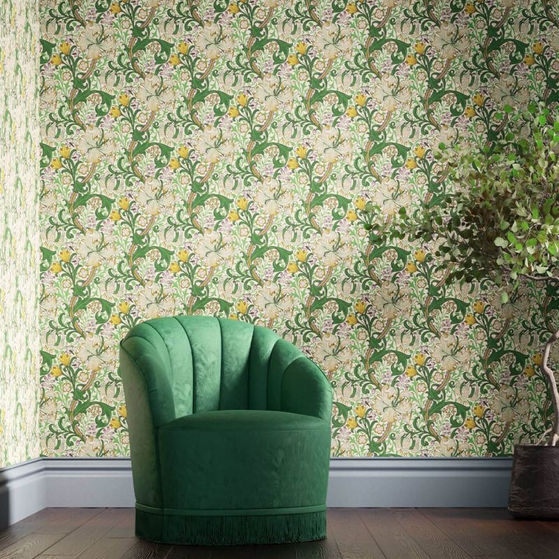 golden-lily-morris-and-co-secret-garden-wallpaper-510014-image02
